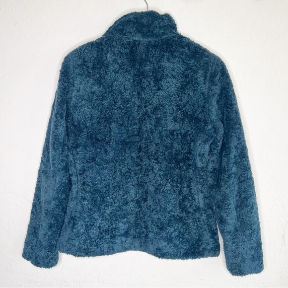 PENDLETON Blue Teddy Deep Pile Sherpa Full Zip Jacket - Picture 2 of 6